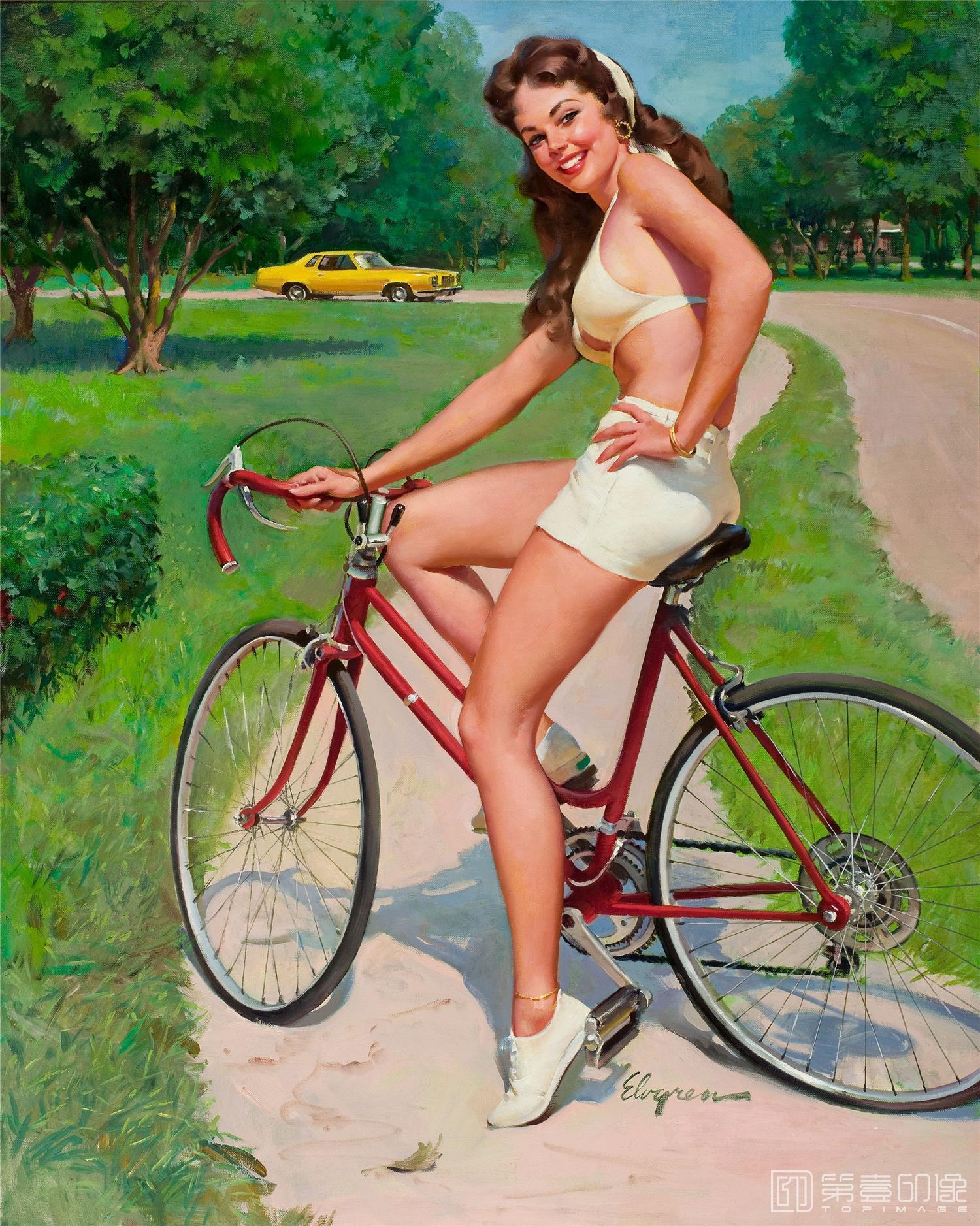 油画-吉尔·艾尔夫格雷恩 Gil Elvgren 作品集-152